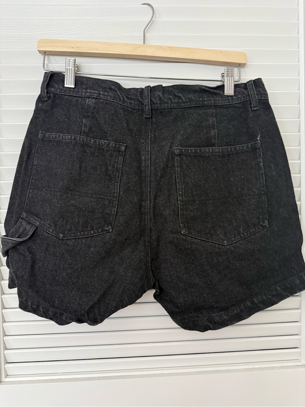 Mollusk Black High-Rise Denim Shorts - Picture 3 of 3